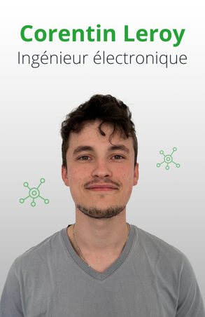 Corentin Leroy est ingénieur électronique chez Eaden.